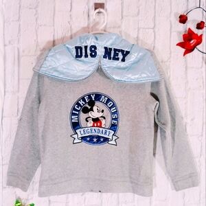 Disney‎ Mickey Mouse Legendary Full Zip Hoodie Sweatshirt Jacket